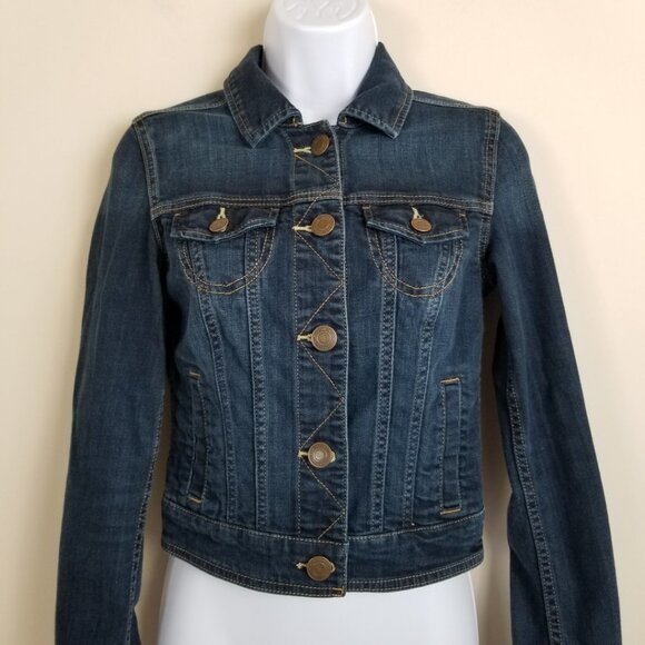 American Eagle Denim Jacket Stretch Size XS - Picture 1 of 6
